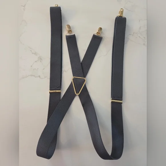 Men's Accessory Set Including CAS Germany Suspenders - Picture 10 of 10